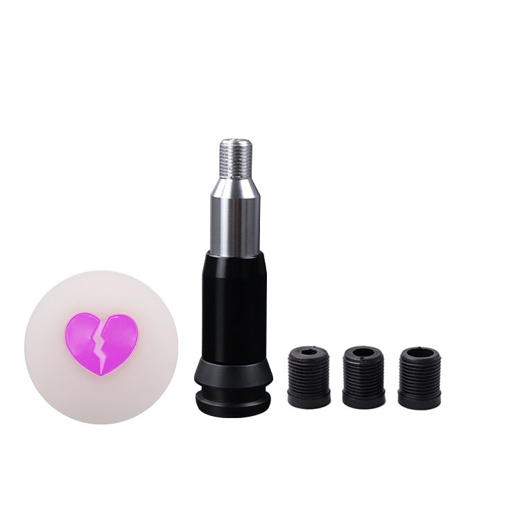 Brand New JDM BROKEN HEART White Shift Knob Automatic Transmission Car Racing Gear Shifter