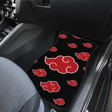 Load image into Gallery viewer, Brand New 4PCS Naruto Akatsuki Cloud Racing Red Fabric Car Floor Mats Interior Carpets