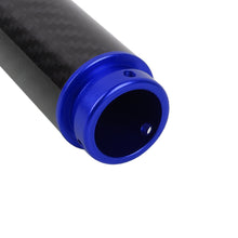 Load image into Gallery viewer, BRAND NEW UNIVERSAL 1PCS JDM Real Carbon Fiber Car Aluminum Blue Handle Hand Brake Sleeve Protector Fitment Cover