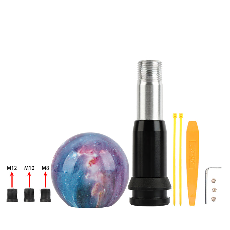 Brand New Star Galaxy Round Ball Aluminum Automatic Transmission Car Gear Shift Knob Shifter level