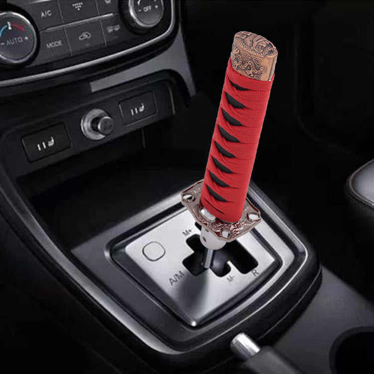 Brand New Universal Japanese Katana Samurai Sword Shift Gear Knob Lever  Shifter Gear Metal Aluminum