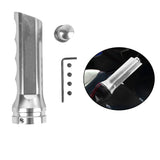 Brand New 1PCS Silver Aluminum Car Handle Hand Brake Sleeve Universal Cover For Universal