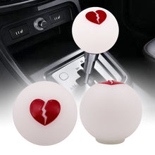 Load image into Gallery viewer, Brand New JDM BROKEN HEART White Shift Knob Automatic Transmission Car Racing Gear Shifter