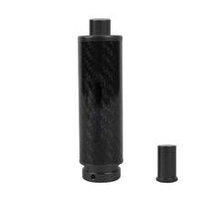Load image into Gallery viewer, BRAND NEW UNIVERSAL 1PCS JDM Real Carbon Fiber Car Aluminum Black Handle Hand Brake Sleeve Protector Fitment Cover