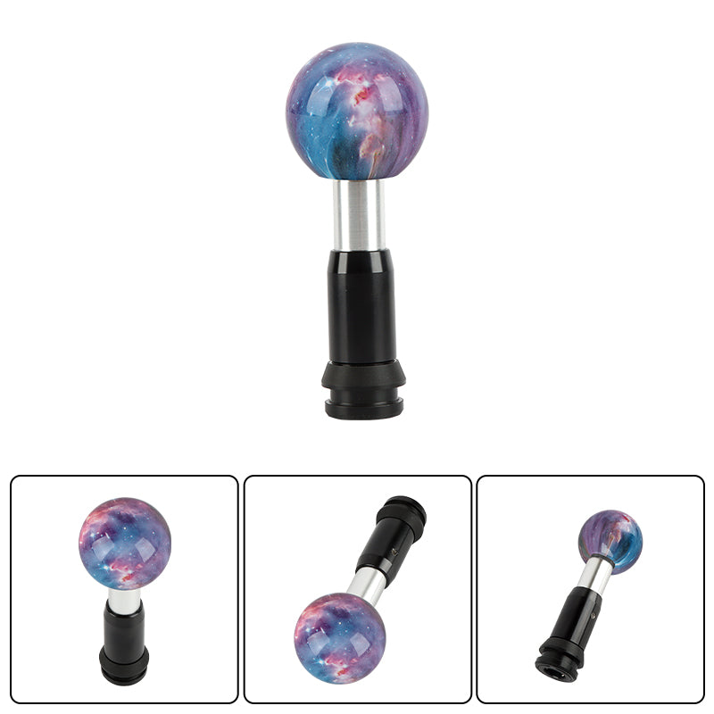 Brand New Star Galaxy Round Ball Aluminum Automatic Transmission Car Gear Shift Knob Shifter level