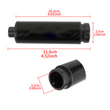 Load image into Gallery viewer, BRAND NEW UNIVERSAL 1PCS JDM Real Carbon Fiber Car Aluminum Black Handle Hand Brake Sleeve Protector Fitment Cover