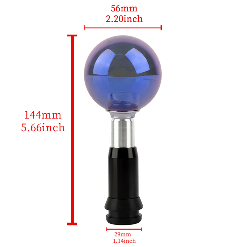 Brand New 7 Star Titanium Neo Chrome Dragon ball Z Custom 54mm Shift Knob Automatic Transmission Car Racing Gear Shifter