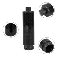 Load image into Gallery viewer, BRAND NEW UNIVERSAL 1PCS JDM Real Carbon Fiber Car Aluminum Black Handle Hand Brake Sleeve Protector Fitment Cover