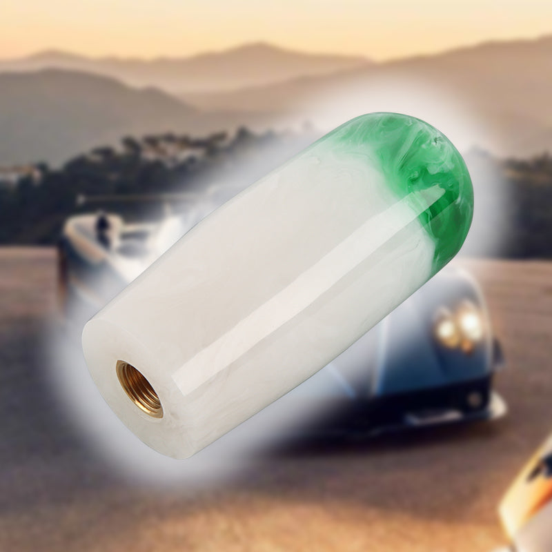 Brand New JDM Universal JDM Green 10CM Marble Style Stick Manual Gear Shift Knob Shifter M8 M10 M12