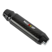 Load image into Gallery viewer, Brand New Ralliart Universal Real Carbon Fiber Black Aluminum Automatic Transmission Racing Gear Shift Knob