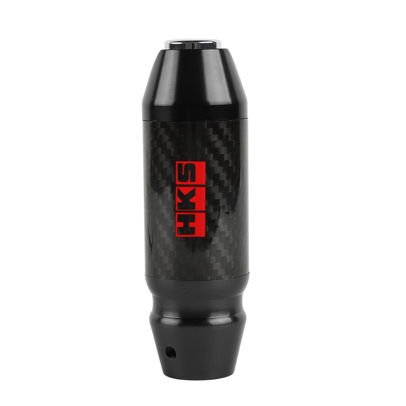 Brand New HKS Universal Real Carbon Fiber Black Aluminum Automatic Transmission Racing Gear Shift Knob