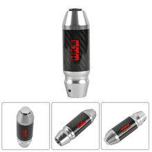 Load image into Gallery viewer, Brand New HKS Universal Real Carbon Fiber Silver Aluminum Automatic Transmission Racing Gear Shift Knob