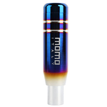 Load image into Gallery viewer, Brand New Universal JDM 13CM Momo Aluminum Burnt Blue Automatic Gear Stick Shift Knob Lever Shifter