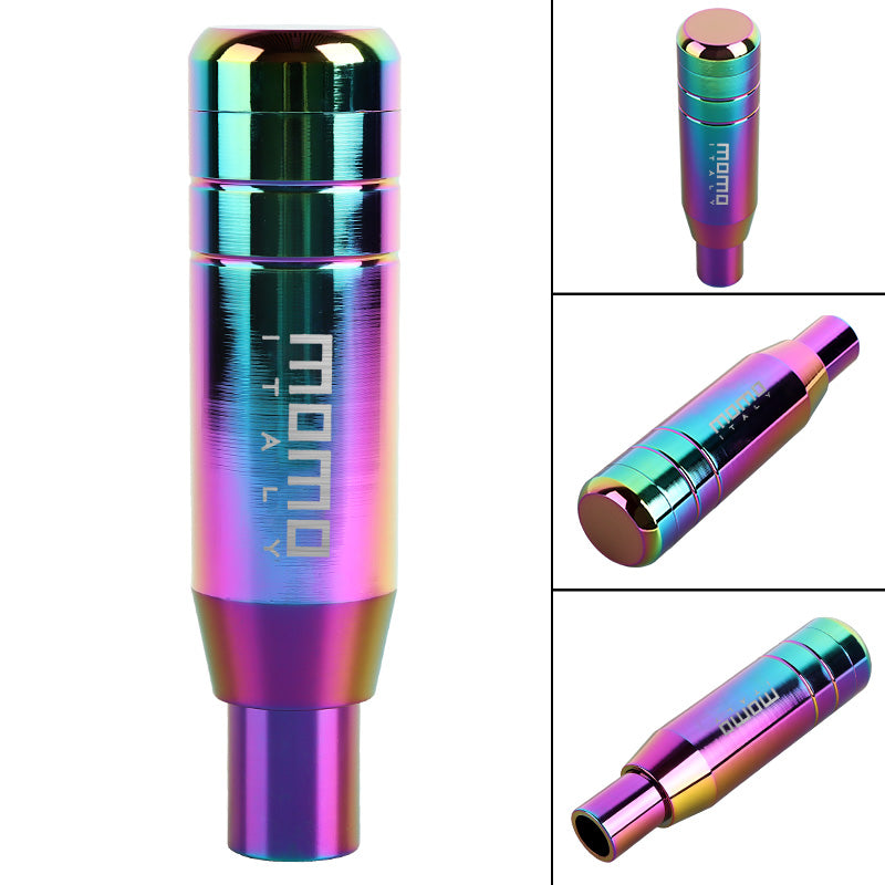 Brand New Universal JDM 13CM Momo Aluminum Neo Chrome Automatic Gear Stick Shift Knob Lever Shifter