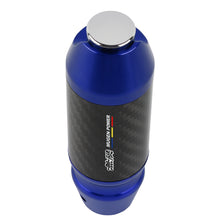 Load image into Gallery viewer, Brand New Mugen Universal Real Carbon Fiber Blue Aluminum Automatic Transmission Racing Gear Shift Knob