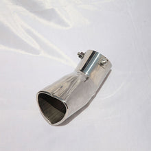 Load image into Gallery viewer, Brand New Universal Silver Heart Shaped Stainless Steel Car Exhaust Pipe Muffler Tip Trim Bend