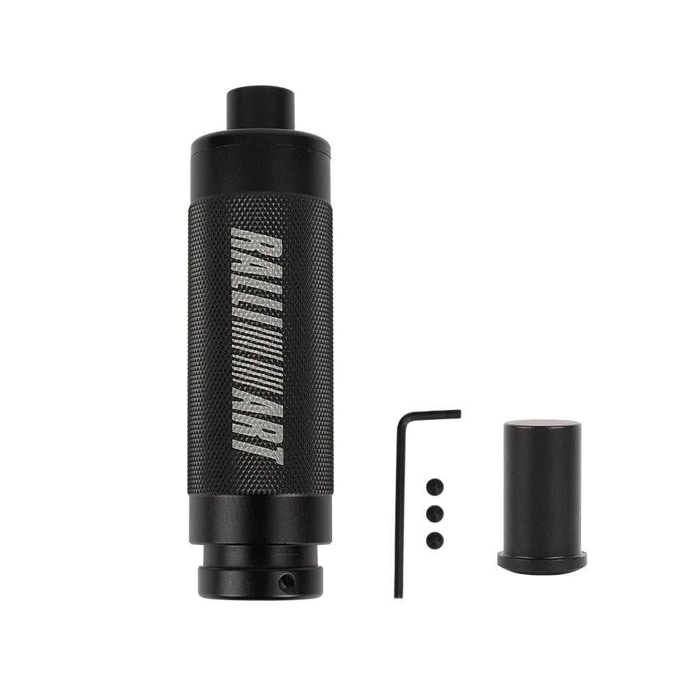 Brand New Ralliart Black Aluminum Car Handle Hand Brake Sleeve Universal Fitment Cover