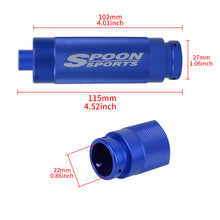 Load image into Gallery viewer, Brand New Spoon Sports Blue Aluminum Car Handle Hand Brake Sleeve Universal Fitment Cover