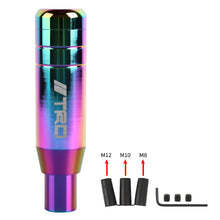 Load image into Gallery viewer, Brand New Universal JDM 13CM TRD Aluminum Neo Chrome Automatic Gear Stick Shift Knob Lever Shifter