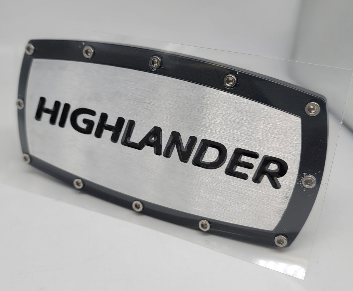 Brand New Toyota Highlander Black Tow Hitch Cover Plug Cap 2" Trailer JK Racing Inc