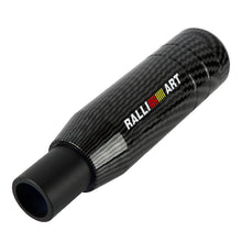 Load image into Gallery viewer, Brand New Universal JDM 13CM Ralliart Aluminum Carbon Fiber Style Automatic Gear Stick Shift Knob Lever Shifter