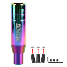 Load image into Gallery viewer, Brand New Universal JDM 13CM Ralliart Aluminum Neo-Chrome Automatic Gear Stick Shift Knob Lever Shifter