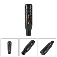 Load image into Gallery viewer, Brand New Universal JDM 13CM Ralliart Aluminum Carbon Fiber Style Automatic Gear Stick Shift Knob Lever Shifter