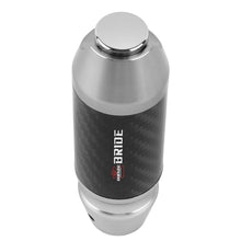 Load image into Gallery viewer, Brand New Bride Universal Real Carbon Fiber Silver Aluminum Automatic Transmission Racing Gear Shift Knob