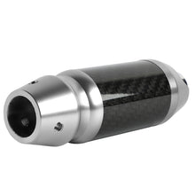 Load image into Gallery viewer, Brand New Bride Universal Real Carbon Fiber Silver Aluminum Automatic Transmission Racing Gear Shift Knob