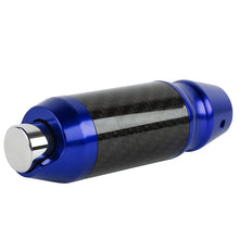 Load image into Gallery viewer, Brand New Ralliart Universal Real Carbon Fiber Blue Aluminum Automatic Transmission Racing Gear Shift Knob