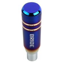 Load image into Gallery viewer, Brand New Universal JDM 13CM Bride Aluminum Burnt Blue Automatic Gear Stick Shift Knob Lever Shifter