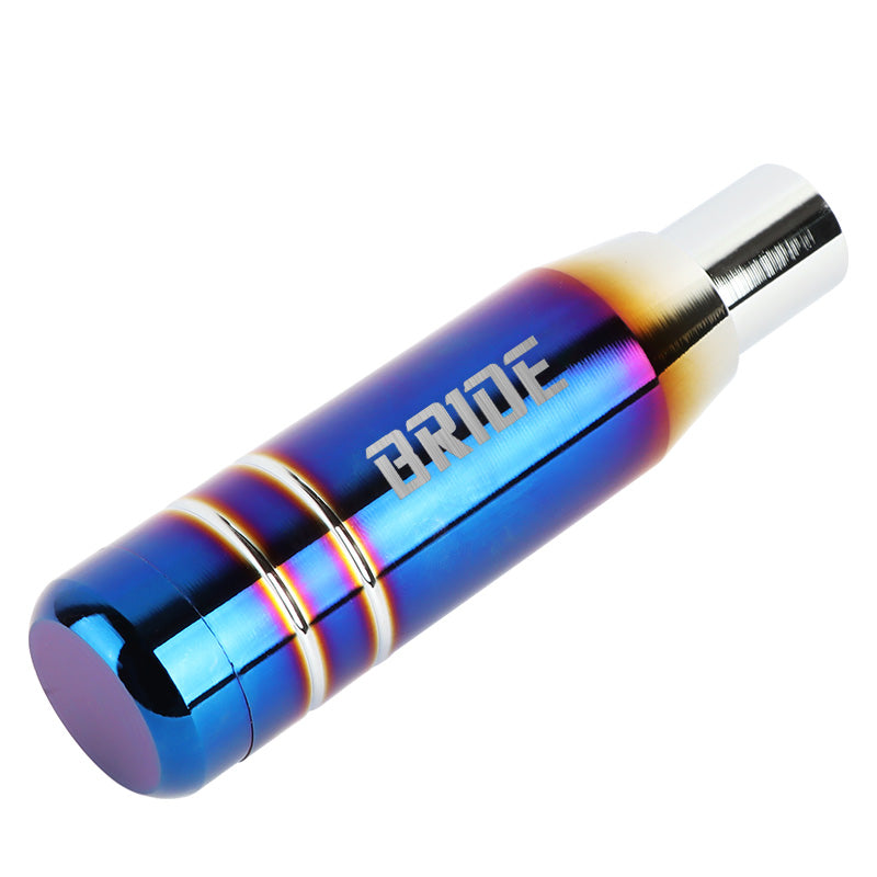 Brand New Universal JDM 13CM Bride Aluminum Burnt Blue Automatic Gear Stick Shift Knob Lever Shifter