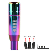 Load image into Gallery viewer, Brand New Universal JDM 13CM Bride Aluminum Neo-Chrome Automatic Gear Stick Shift Knob Lever Shifter