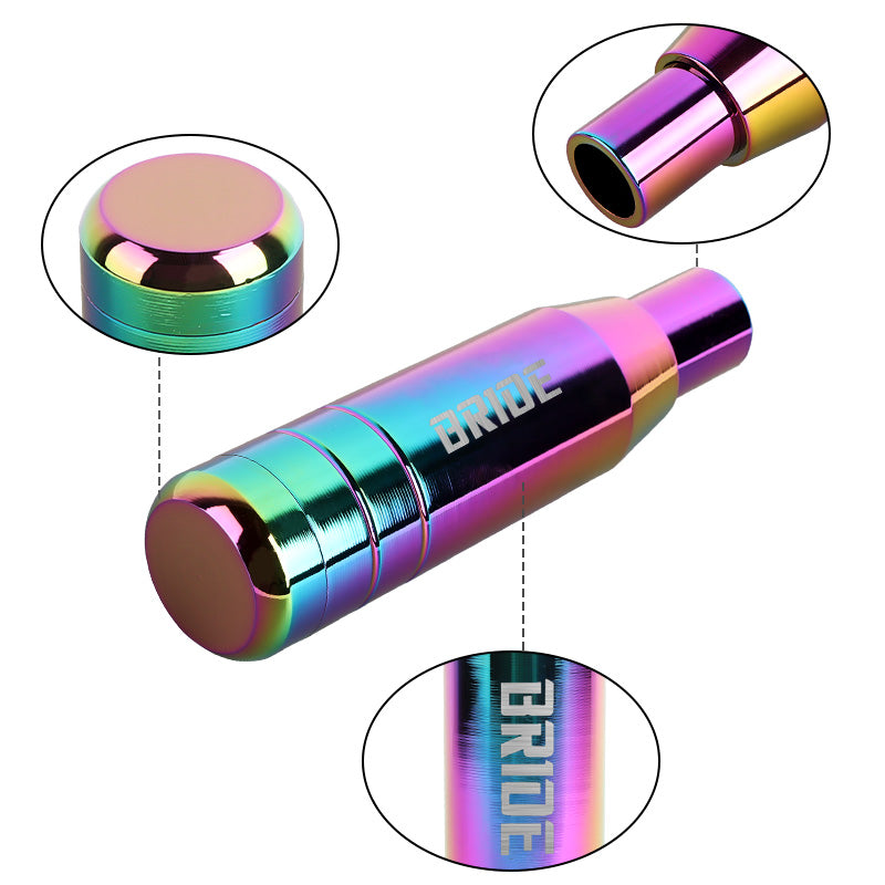 Brand New Universal JDM 13CM Bride Aluminum Neo-Chrome Automatic Gear Stick Shift Knob Lever Shifter