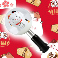 Load image into Gallery viewer, Brand New Universal JDM Fortune Cat Round Ball Crystal Clear Automatic Car Gear Shift Knob Shifter