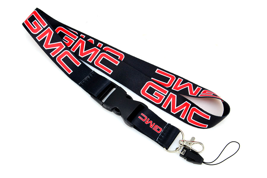 BRAND NEW GMC Car Keychain Tag Rings Keychain JDM Drift Lanyard Black