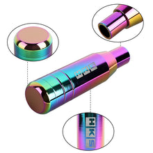 Load image into Gallery viewer, Brand New Universal JDM 13CM HKS Aluminum Neo Chrome Automatic Gear Stick Shift Knob Lever Shifter