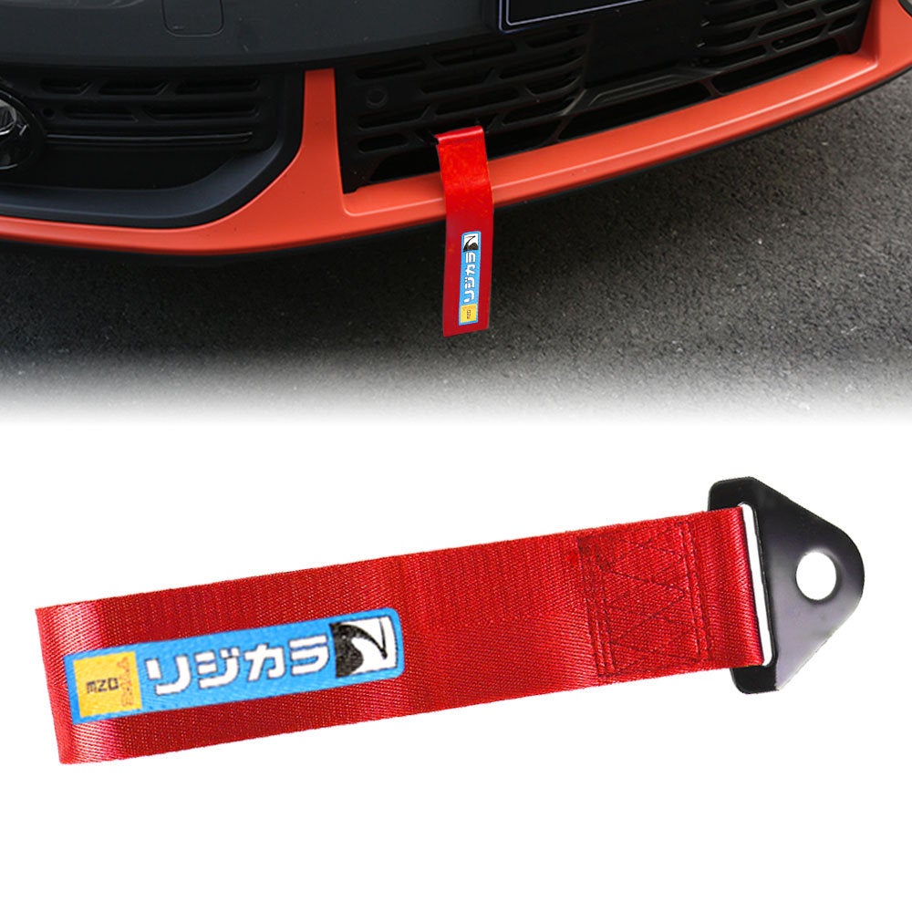 Brand New Spoon Sports High Strength Red Tow Towing Strap Hook For Fro – JK  Racing Inc