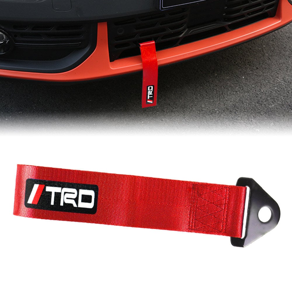 Brand New Trd High Strength Red Tow Towing Strap Hook For Front / REAR – JK  Racing Inc