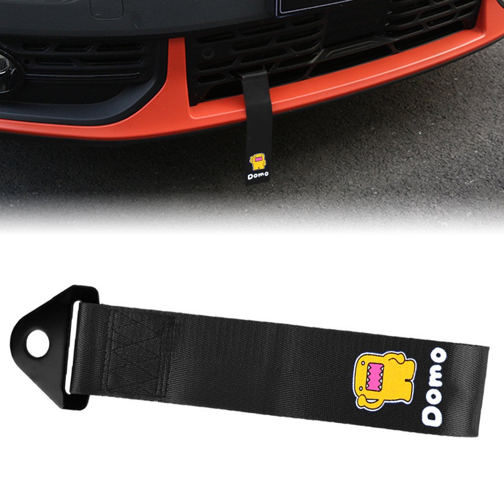 Brand New Domo High Strength Black Tow Towing Strap Hook For Front / R – JK  Racing Inc