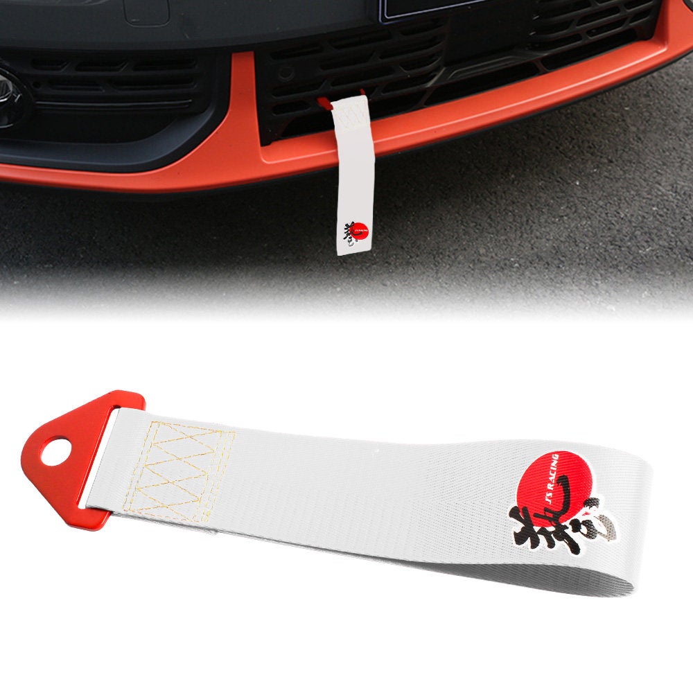 Brand New J's Racing High Strength White Tow Towing Strap Hook For Fro – JK  Racing Inc