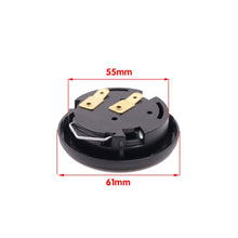 Load image into Gallery viewer, Brand New Universal Broken Heart Shape Car Horn Button Black Steering Wheel Center Cap