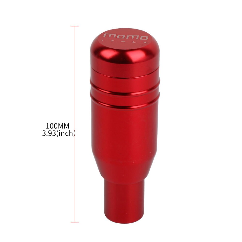 Brand New 1PCS Momo Red Aluminum Universal Automatic Car Gear Shift Knob Lever Shifter M8 M10 M12