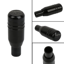 Load image into Gallery viewer, Brand New 1PCS Momo Black Aluminum Universal Automatic Car Gear Shift Knob Lever Shifter M8 M10 M12
