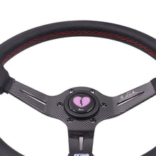 Load image into Gallery viewer, Brand New Universal Broken Heart Shape Car Horn Button Black Steering Wheel Center Cap