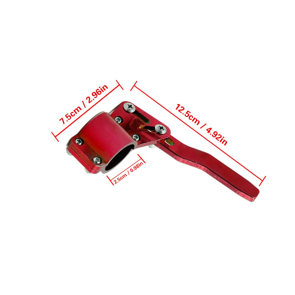 Brand New Universal Car Turn Signal Lever Red Extender Steering Wheel Turn Rod Position Up