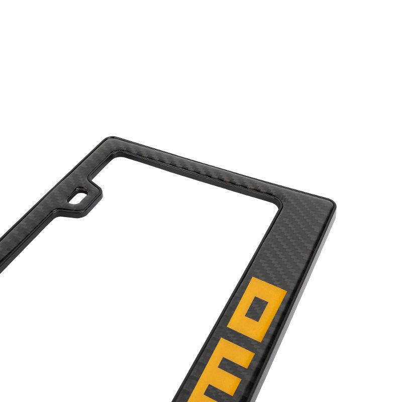 Real Carbon Fiber License Plate Frame – Universal Fit – Racing Style (1pc)