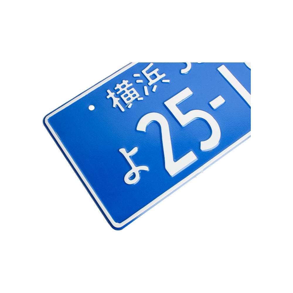 Brand New 1PCS Universal JDM Aluminum Blue Japanese License Plate