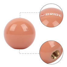 Load image into Gallery viewer, Brand New Universal Bride JDM Glow In The Dark Red Round Ball Shift Knob For Toyota Scion Wrx Subaru M12X1.25 M8 M10 M12 Thread