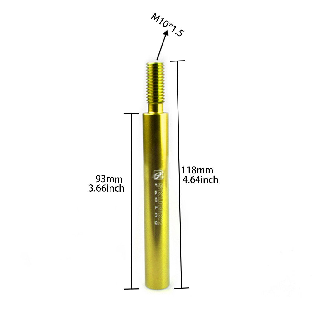 Brand New Skunk2 Gold Aluminum 4.5" Long Shifter Extender Extension For HONDA & ACURA - M10 x 1.5